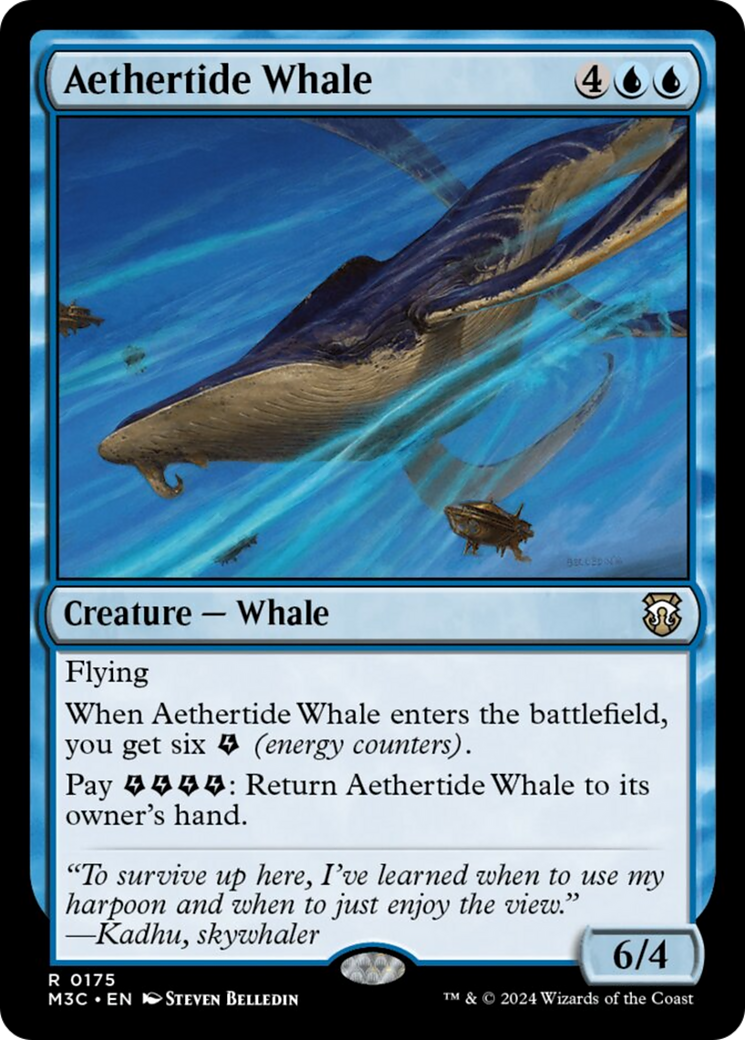 Aethertide Whale [Modern Horizons 3 Commander] | Pegasus Games WI