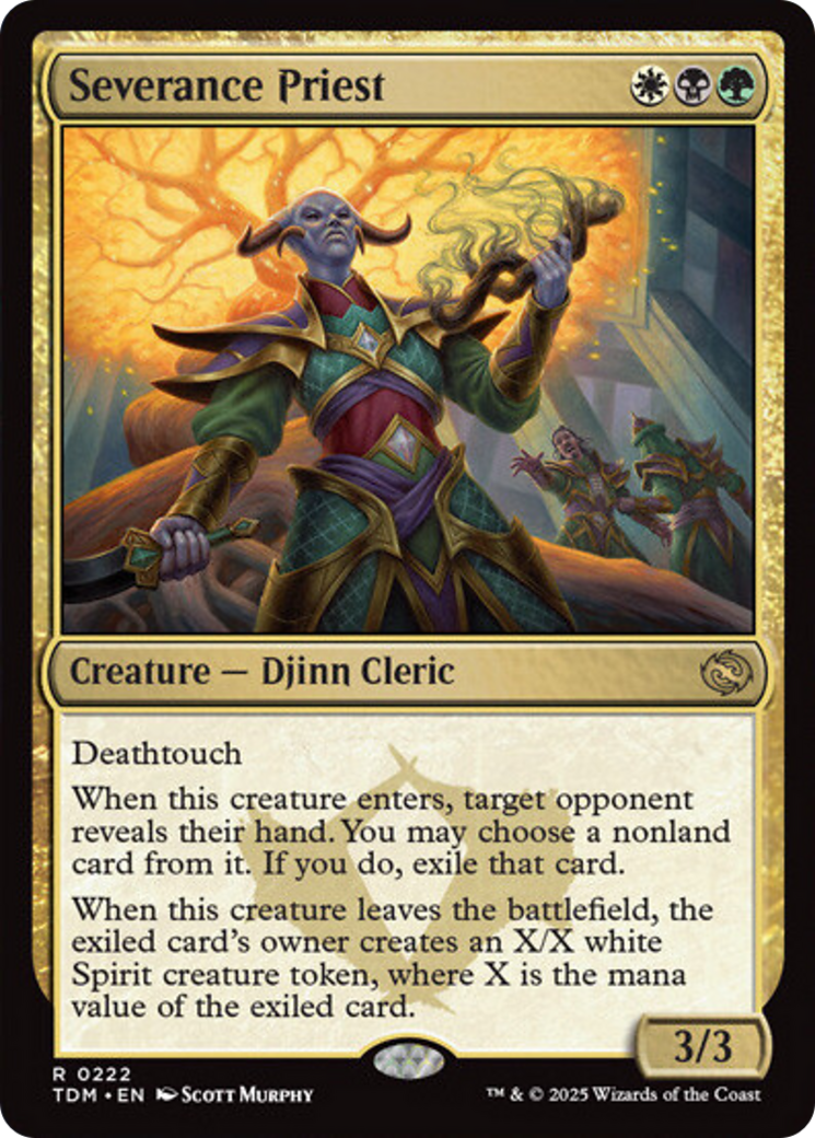 Severance Priest [Tarkir: Dragonstorm] | Pegasus Games WI