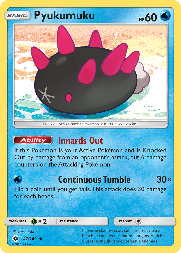 Pyukumuku (47/149) [Sun & Moon: Base Set] | Pegasus Games WI