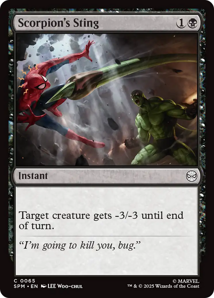 Scorpion's Sting [Marvel's Spider-Man] | Pegasus Games WI