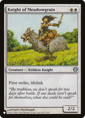 Knight of Meadowgrain [The List Reprints] | Pegasus Games WI