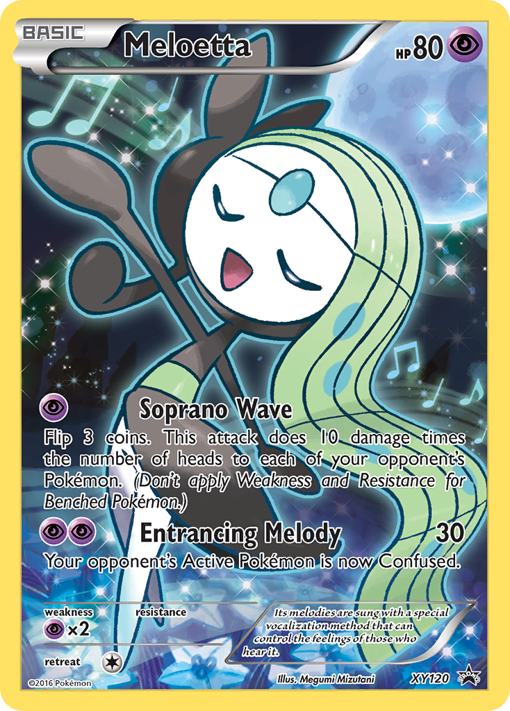 Meloetta (XY120) [XY: Black Star Promos] | Pegasus Games WI