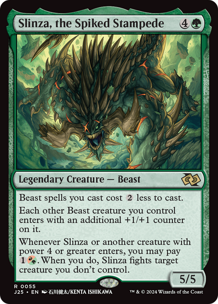 Slinza, the Spiked Stampede (Anime) [Foundations Jumpstart] | Pegasus Games WI