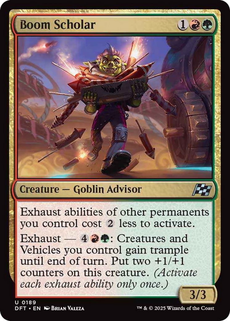 Boom Scholar [Aetherdrift] | Pegasus Games WI