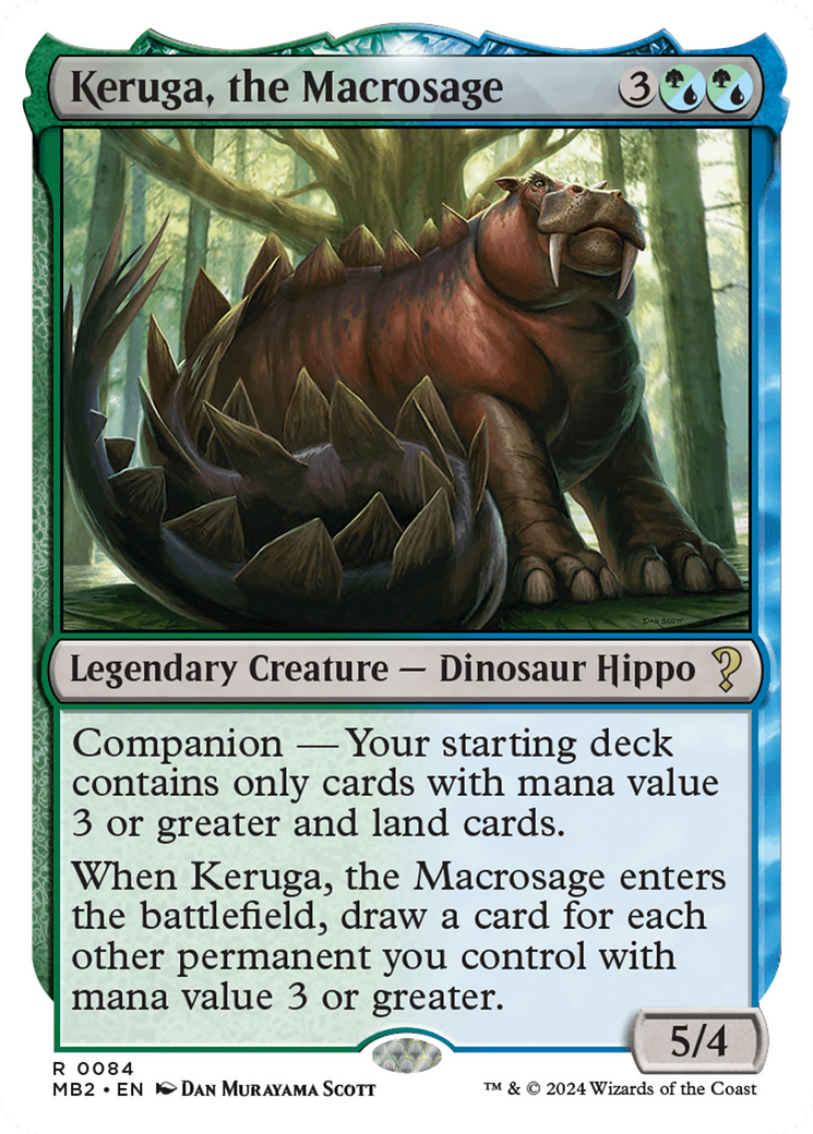 Keruga, the Macrosage (White Border) [Mystery Booster 2] | Pegasus Games WI