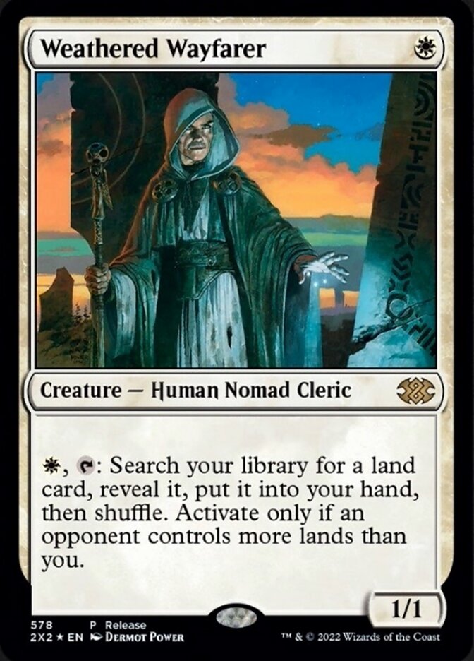 Weathered Wayfarer (Preview Promo) [Double Masters 2022] | Pegasus Games WI