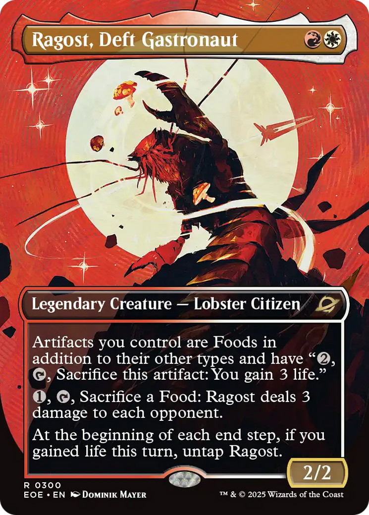 Ragost, Deft Gastronaut (Borderless) [Edge of Eternities] | Pegasus Games WI