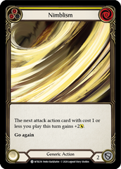 Nimblism (Yellow) [U-WTR219] (Welcome to Rathe Unlimited)  Unlimited Rainbow Foil | Pegasus Games WI