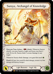 Invoke Suraya // Suraya, Archangel of Knowledge [DYN212] (Dynasty)  Rainbow Foil | Pegasus Games WI