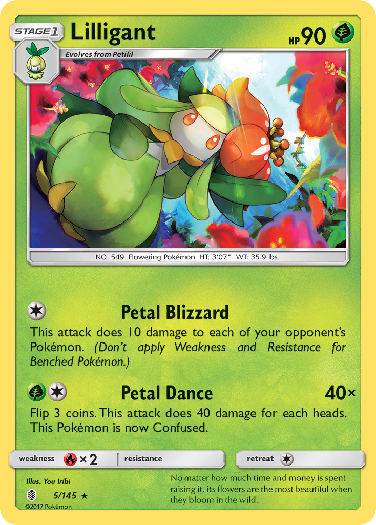 Lilligant (5/145) [Sun & Moon: Guardians Rising] | Pegasus Games WI