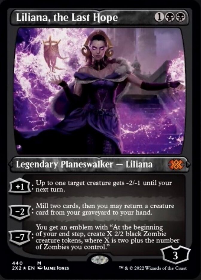 Liliana, the Last Hope (Foil Etched) [Double Masters 2022] | Pegasus Games WI