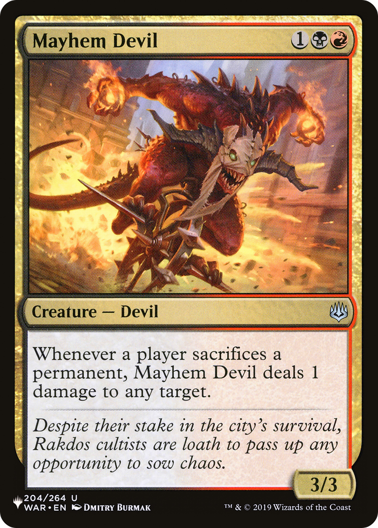 Mayhem Devil [The List] | Pegasus Games WI