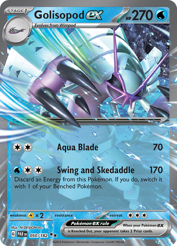 Golisopod ex (050/182) [Scarlet & Violet: Paradox Rift] | Pegasus Games WI