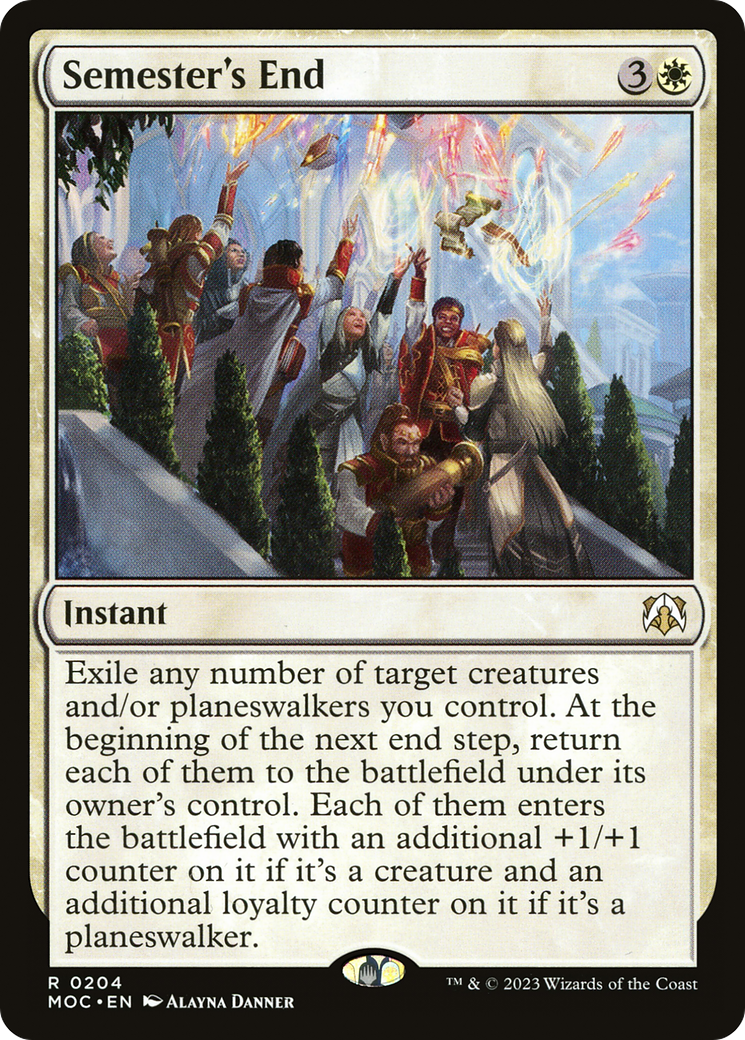 Semester's End [March of the Machine Commander] | Pegasus Games WI