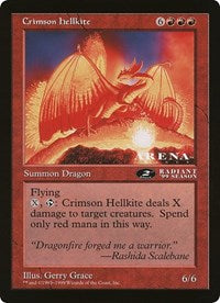 Crimson Hellkite (Oversized) [Oversize Cards] | Pegasus Games WI