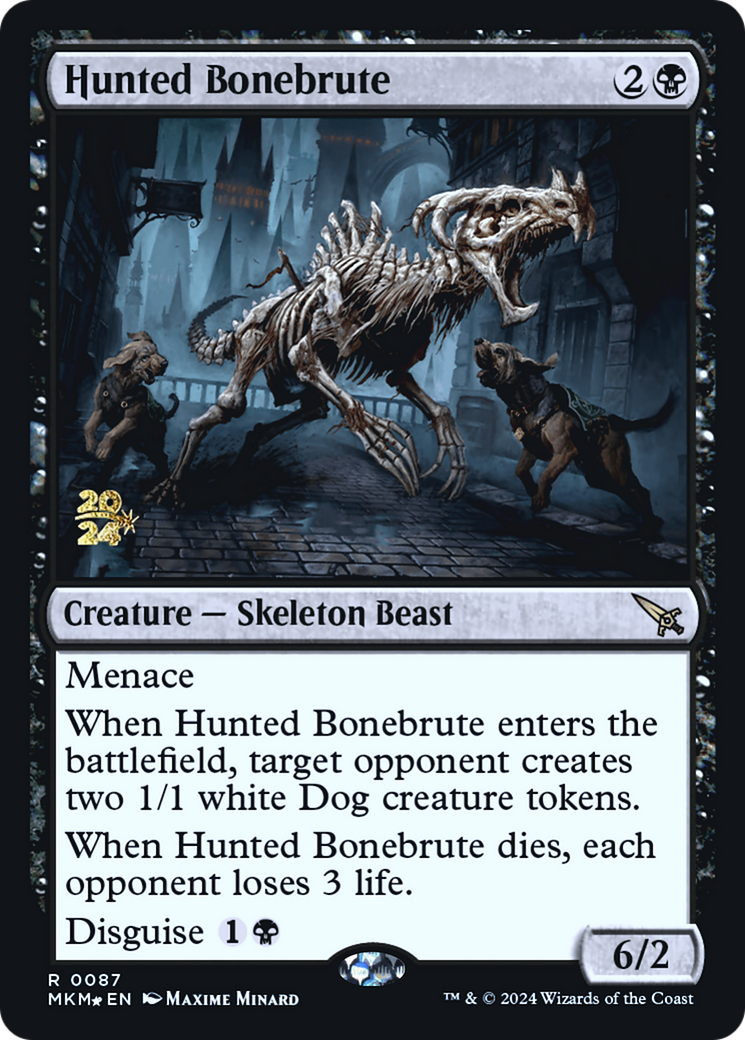Hunted Bonebrute [Murders at Karlov Manor Prerelease Promos] | Pegasus Games WI