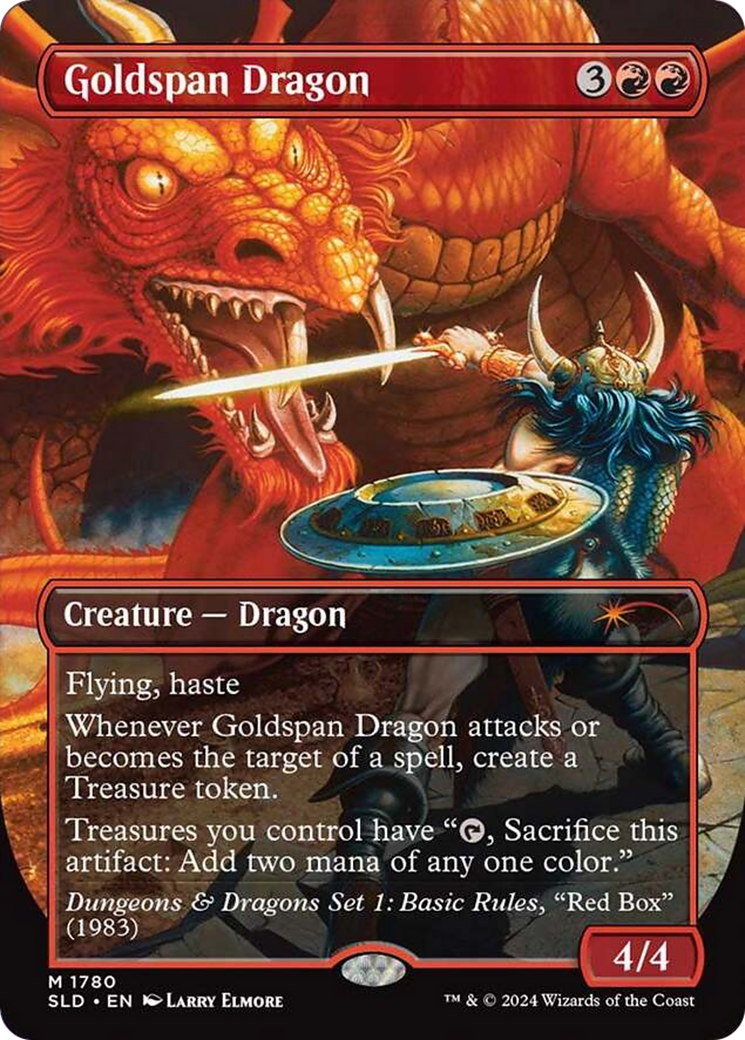 Goldspan Dragon (Rainbow Foil) [Secret Lair Drop Series] | Pegasus Games WI