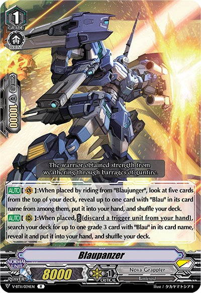 Blaupanzer (V-BT11/034EN) [Storm of the Blue Cavalry] | Pegasus Games WI