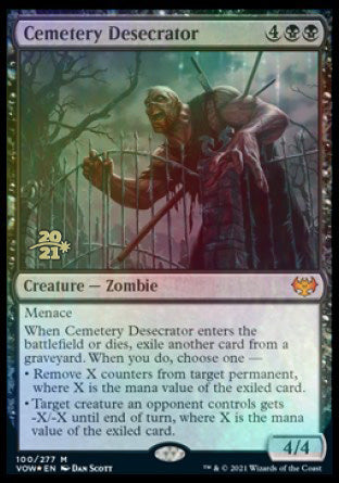 Cemetery Desecrator [Innistrad: Crimson Vow Prerelease Promos] | Pegasus Games WI