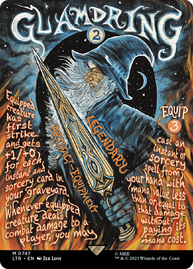 Glamdring (Borderless Poster) [The Lord of the Rings: Tales of Middle-Earth] | Pegasus Games WI