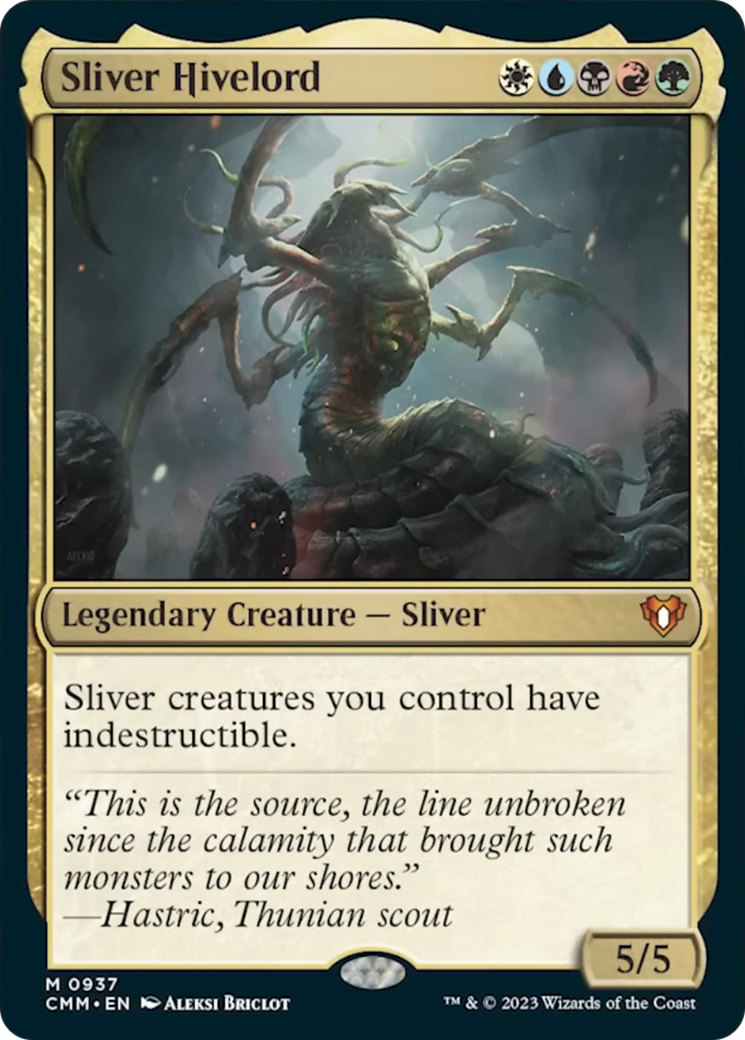 Sliver Hivelord [Commander Masters] | Pegasus Games WI