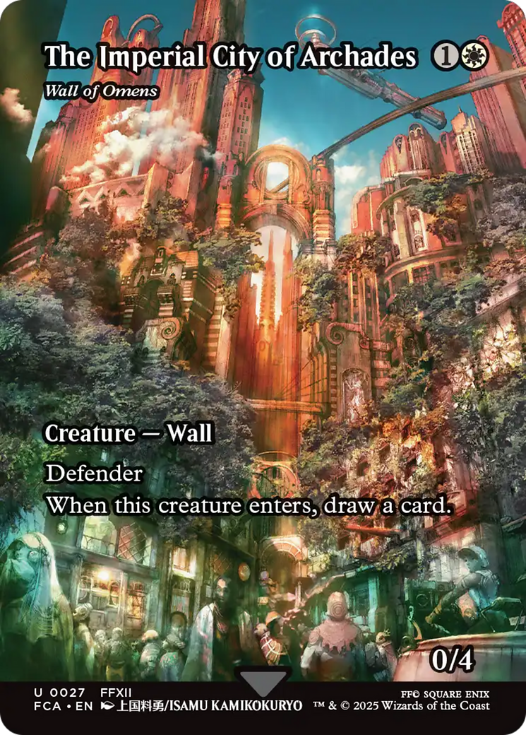 The Imperial City of Archades - Wall of Omens (Showcase) [FINAL FANTASY : Through the Ages] | Pegasus Games WI