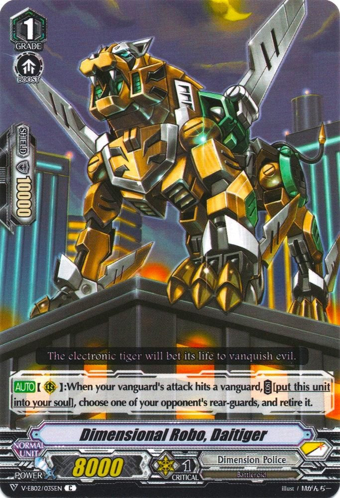 Dimensional Robo, Daitiger (V-EB02/035EN) [Champions of the Asia Circuit] | Pegasus Games WI