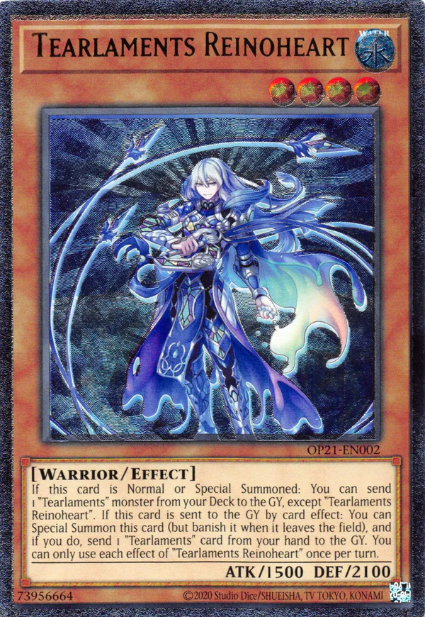 Tearlaments Reinoheart [OP21-EN002] Ultimate Rare | Pegasus Games WI