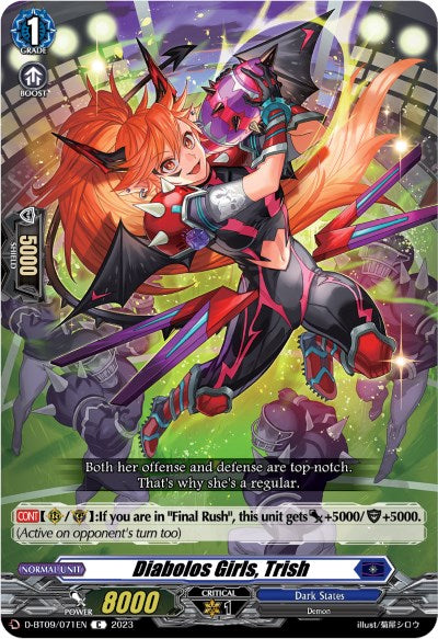 Diabolos Girls, Trish (D-BT09/071EN) [Dragontree Invasion] | Pegasus Games WI