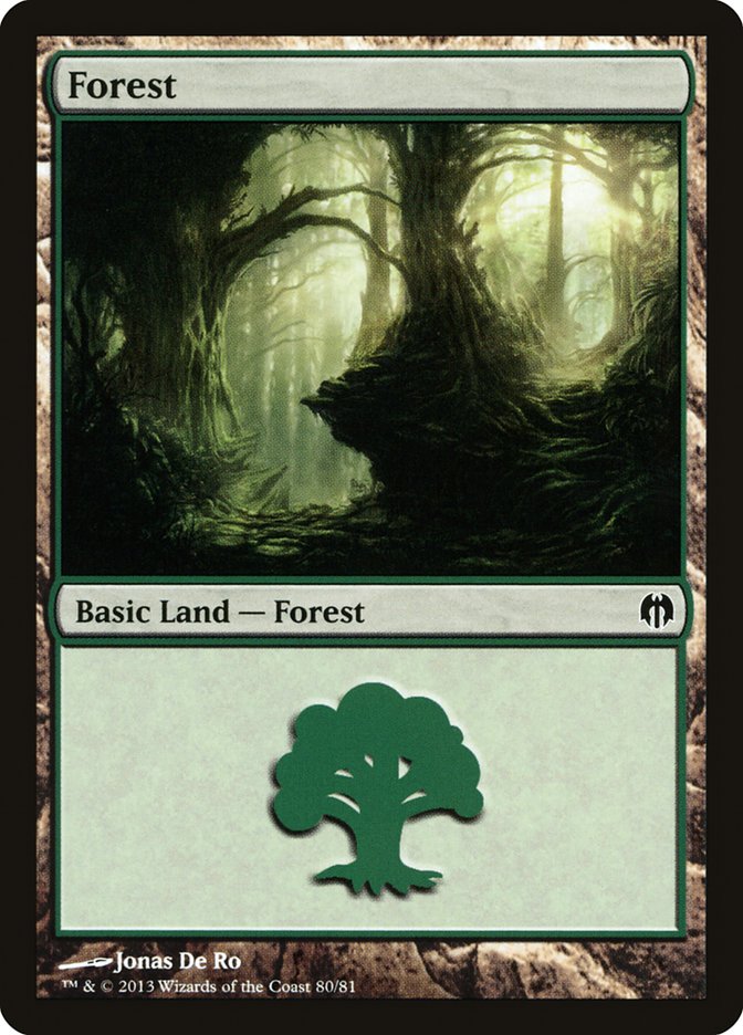 Forest (80) [Duel Decks: Heroes vs. Monsters] | Pegasus Games WI