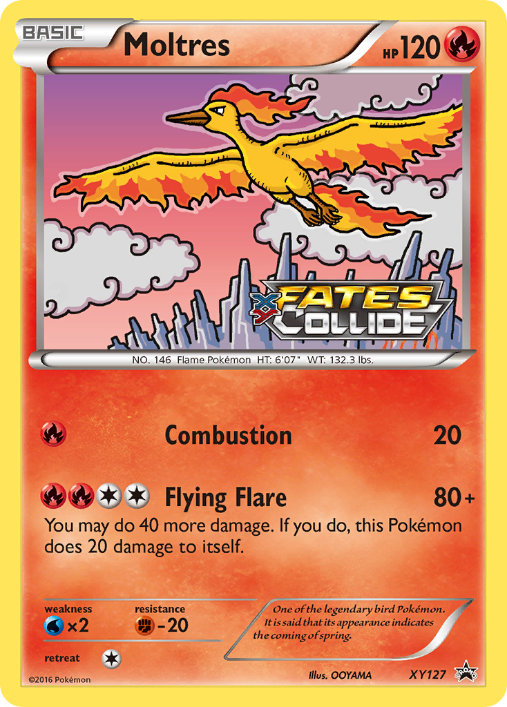 Moltres (XY127) [XY: Black Star Promos] | Pegasus Games WI