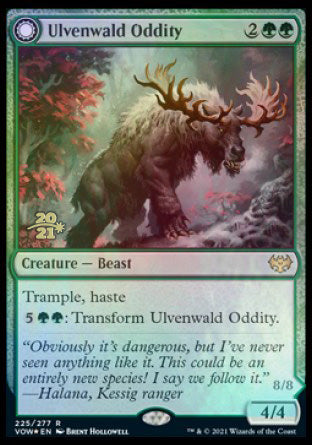 Ulvenwald Oddity // Ulvenwald Behemoth [Innistrad: Crimson Vow Prerelease Promos] | Pegasus Games WI