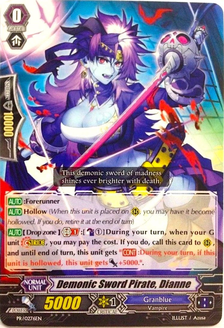 Demonic Sword Pirate, Dianne (PR/0276EN) [Promo Cards] | Pegasus Games WI