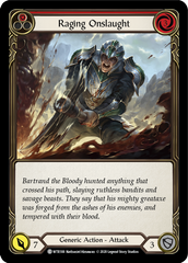 Raging Onslaught (Red) [U-WTR188] (Welcome to Rathe Unlimited)  Unlimited Rainbow Foil | Pegasus Games WI