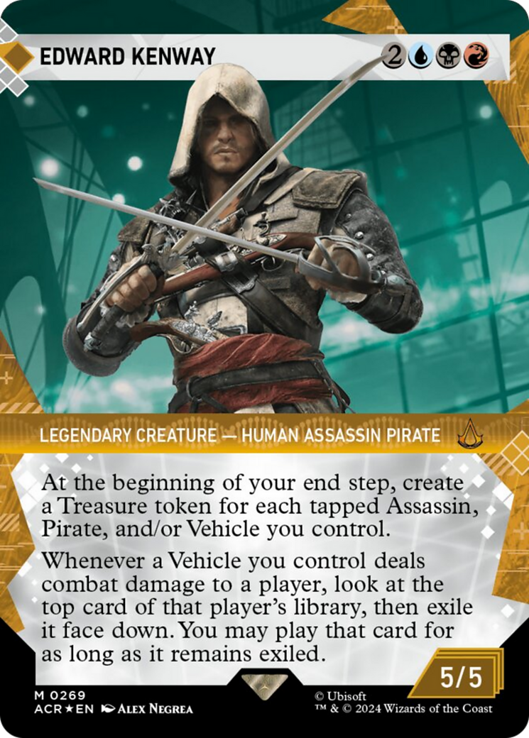 Edward Kenway (Showcase) (Textured Foil) [Assassin's Creed] | Pegasus Games WI