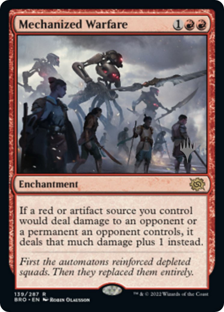 Mechanized Warfare (Promo Pack) [The Brothers' War Promos] | Pegasus Games WI