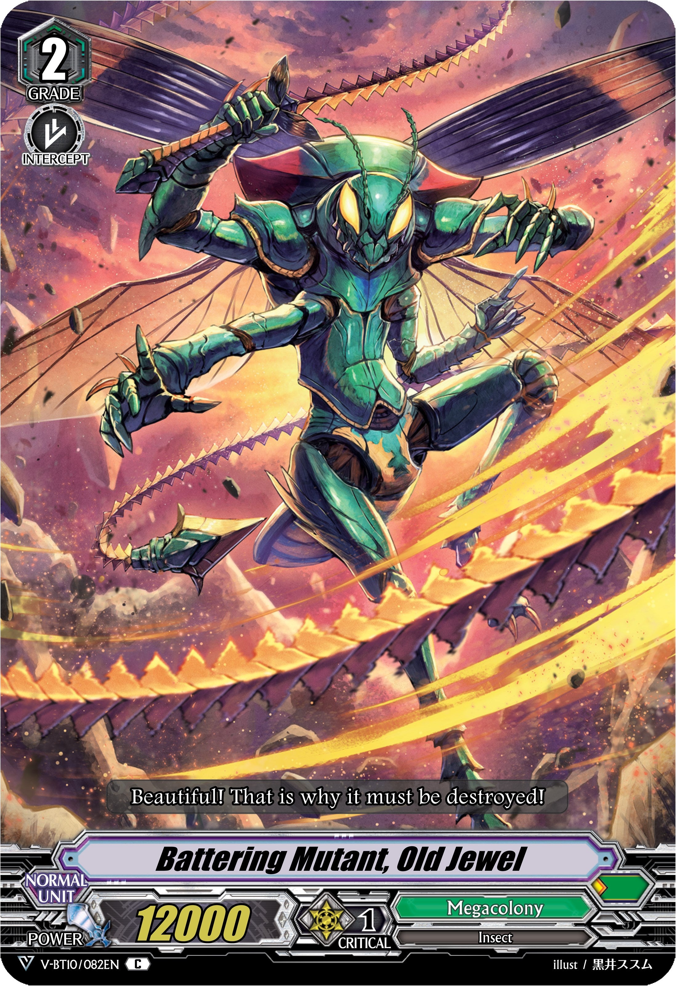 Battering Mutant, Old Jewel (V-BT10/082EN) [Phantom Dragon Aeon] | Pegasus Games WI