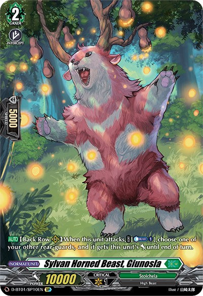 Sylvan Horned Beast, Giunosla (D-BT01/SP10EN) [Genesis of the Five Greats] | Pegasus Games WI