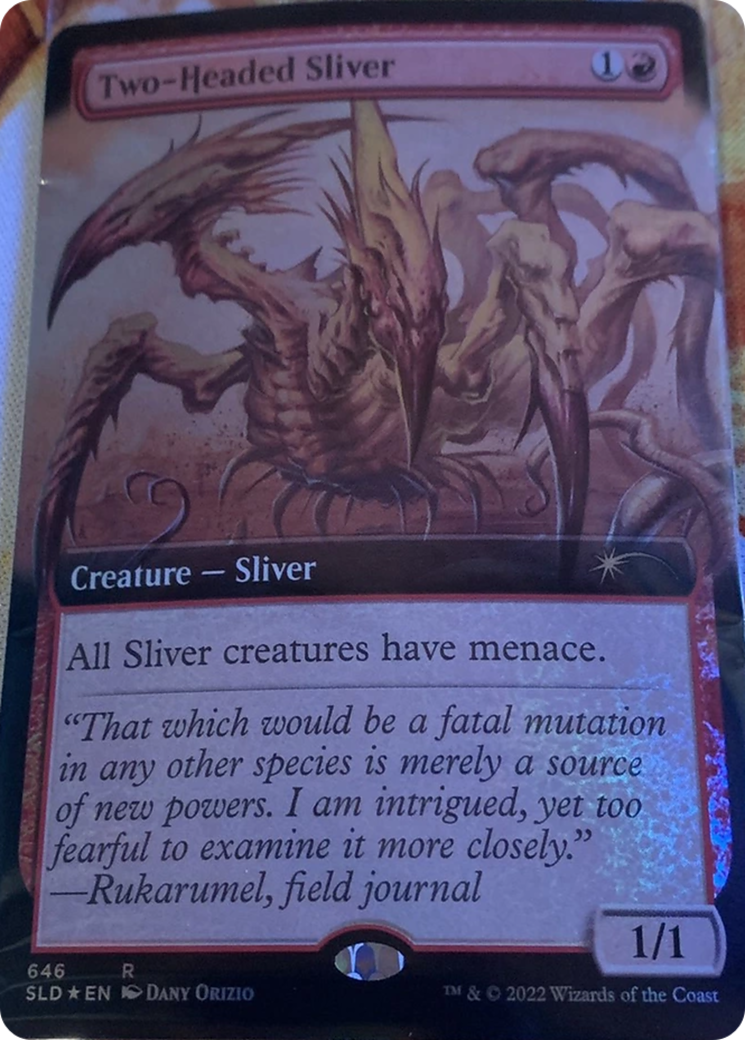 Two-Headed Sliver (Extended Art) [Secret Lair Drop Promos] | Pegasus Games WI