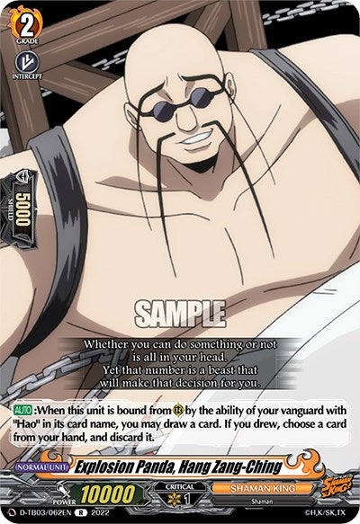 Explosion Panda, Hang Zang-Ching (D-TB03/062EN) [Shaman King] | Pegasus Games WI
