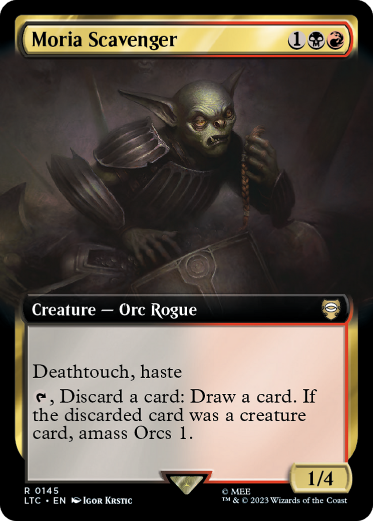 Moria Scavenger (Extended Art) [The Lord of the Rings: Tales of Middle-Earth Commander] | Pegasus Games WI