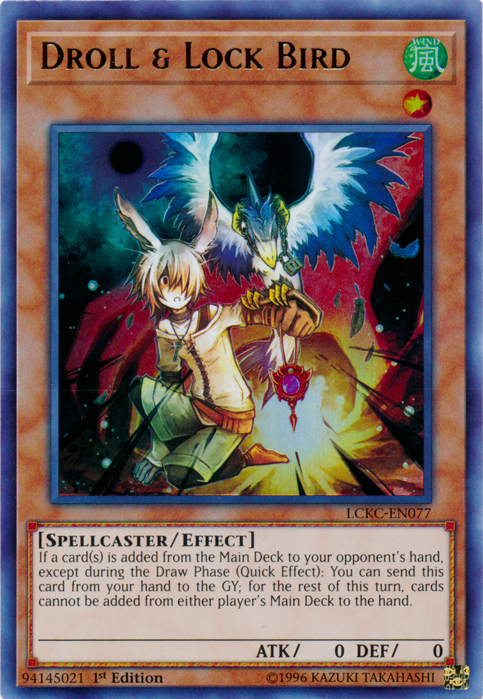 Droll & Lock Bird [LCKC-EN077] Ultra Rare | Pegasus Games WI