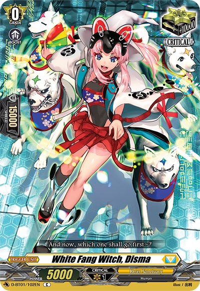 White Fang Witch, Disma (D-BT01/102EN) [Genesis of the Five Greats] | Pegasus Games WI