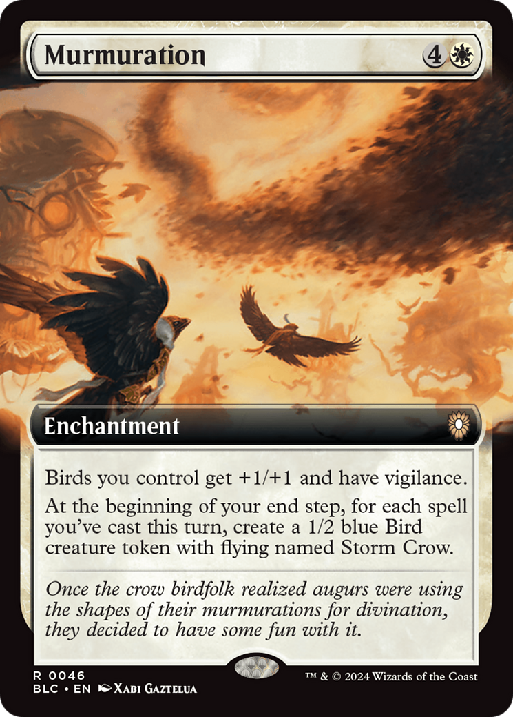 Murmuration (Extended Art) [Bloomburrow Commander] | Pegasus Games WI