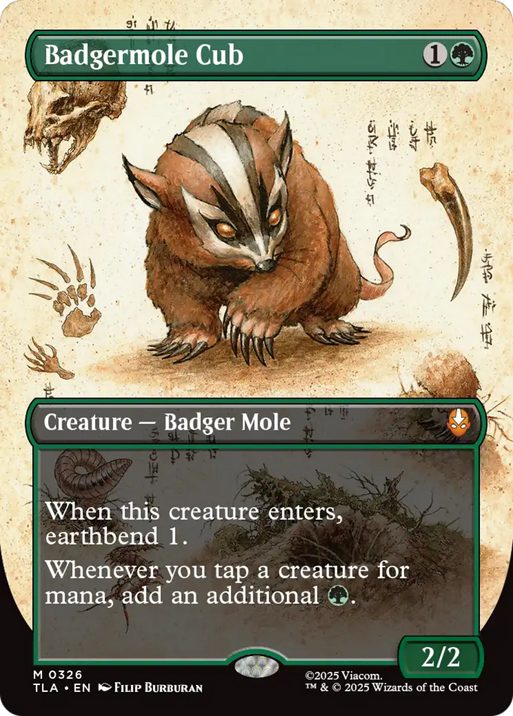 Badgermole Cub (Borderless) [Avatar: The Last Airbender] | Pegasus Games WI
