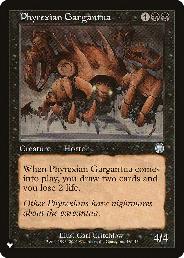 Phyrexian Gargantua [The List] | Pegasus Games WI