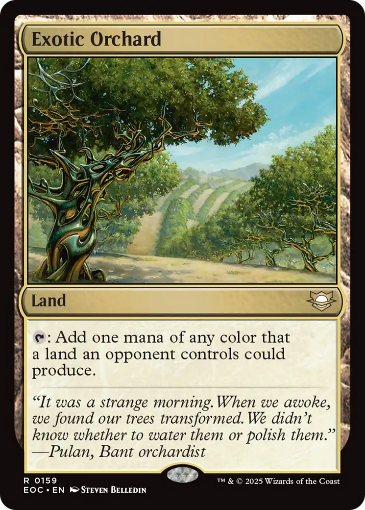 Exotic Orchard [Edge of Eternities Commander] | Pegasus Games WI