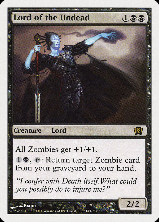 Lord of the Undead (8th Edition) [Oversize Cards] | Pegasus Games WI