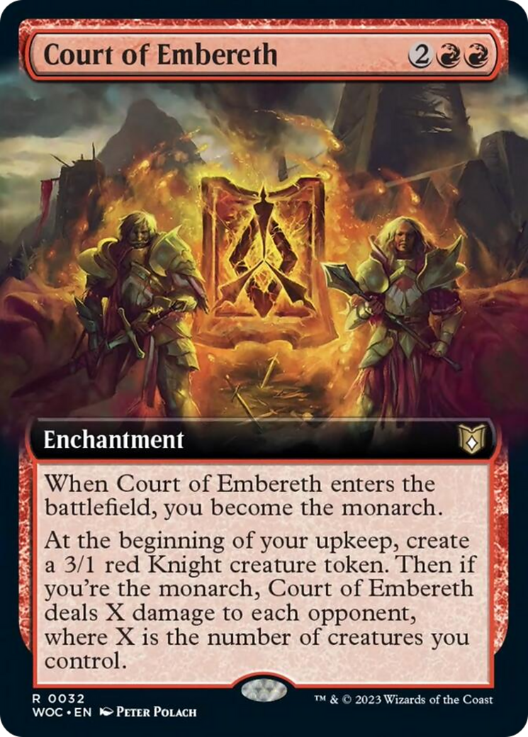 Court of Embereth (Extended Art) [Wilds of Eldraine Commander] | Pegasus Games WI