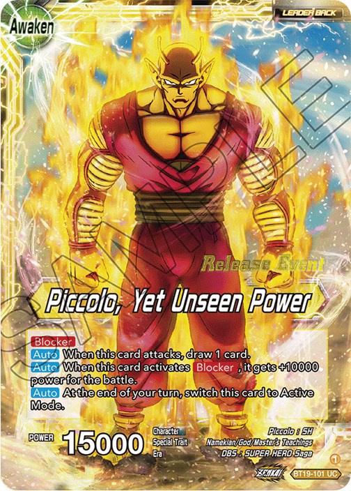 Piccolo // Piccolo, Yet Unseen Power (Fighter's Ambition Holiday Pack) (BT19-101) [Tournament Promotion Cards] | Pegasus Games WI